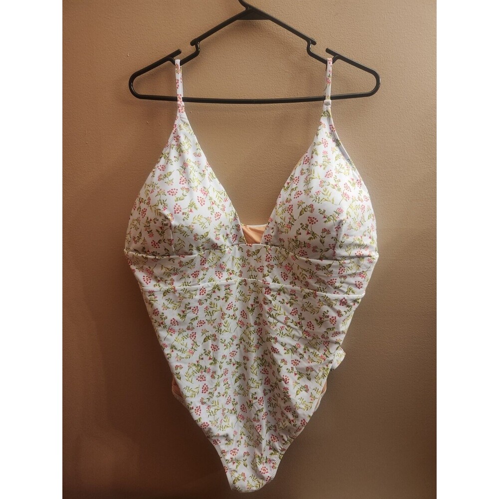 J. Crew White One Piece Swimsuit with Classic Silhouette - Picture 4 of 7